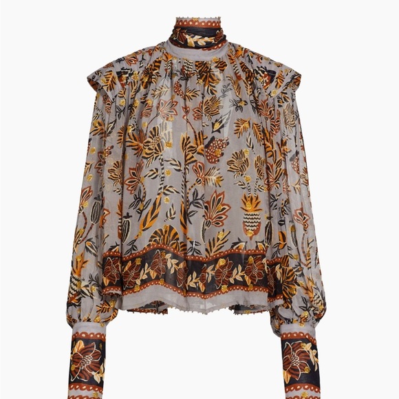 Farm Rio silver floral tapestry - Picture 3 of 3